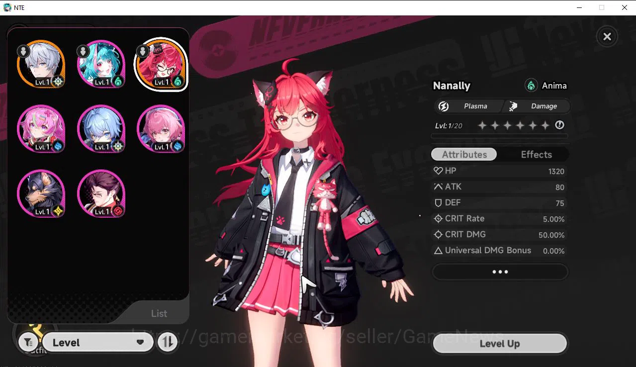 Neverness to Everness Accounts GLOBAL ASIA|HL 3|1 SSR Limited Nanally +1 S Arc| 6 image 1