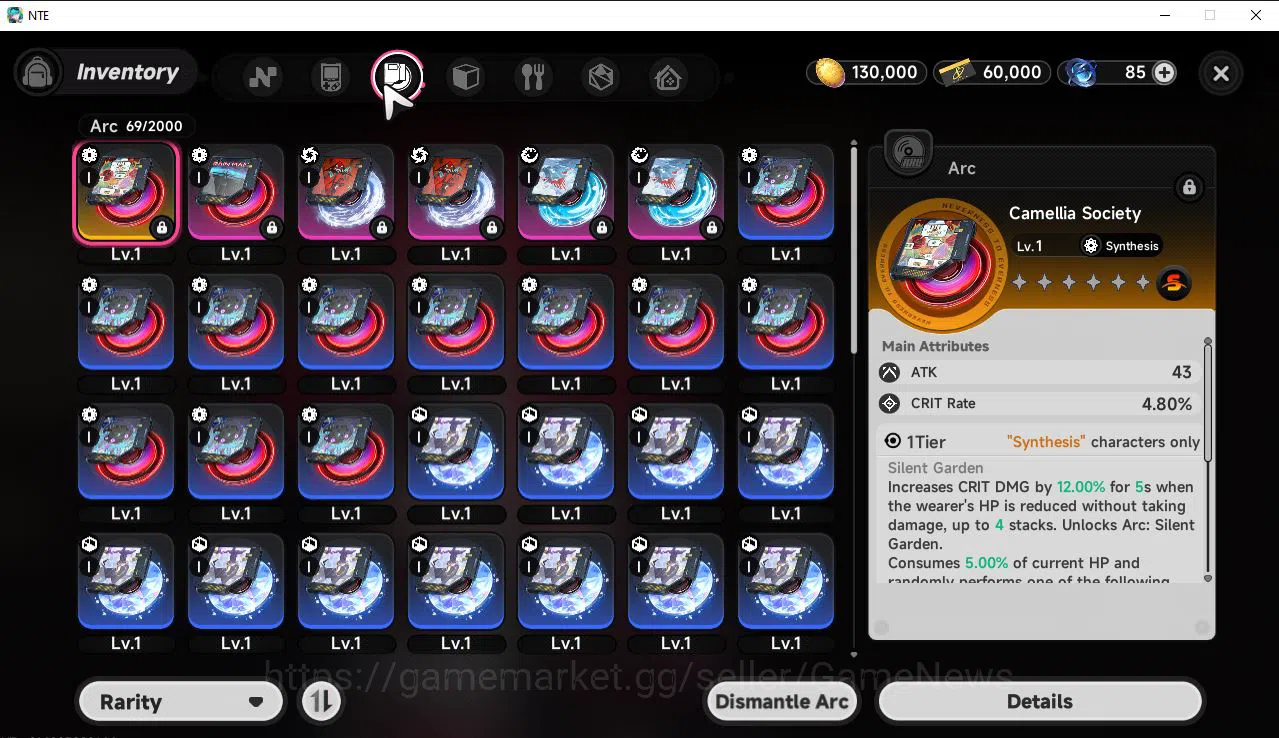 Neverness to Everness Accounts GLOBAL ASIA|HL 3|1 SSR Limited Nanally +1 S Arc| 6 image 2