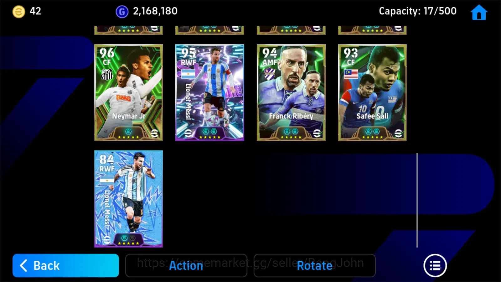 eFootball Accounts Mobile|PW 3155|Epic Drogba,Neymar,Shevchenko,Sergi image 1