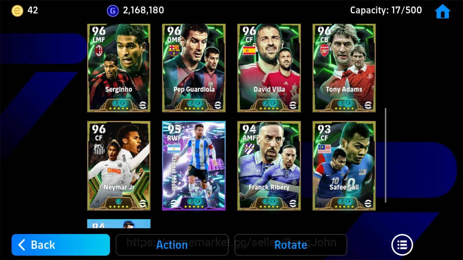 eFootball Accounts Mobile|PW 3155|Epic Drogba,Neymar,Shevchenko,Sergi image 2