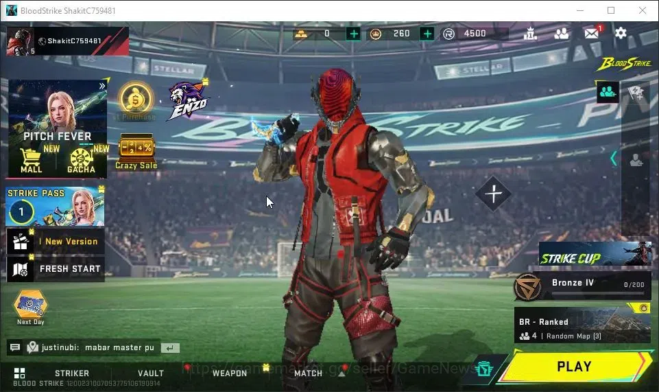 Blood Strike Accounts ASIA|Starter|Melee ULTRA Talon Knife-Sactum|ULTRA image 1