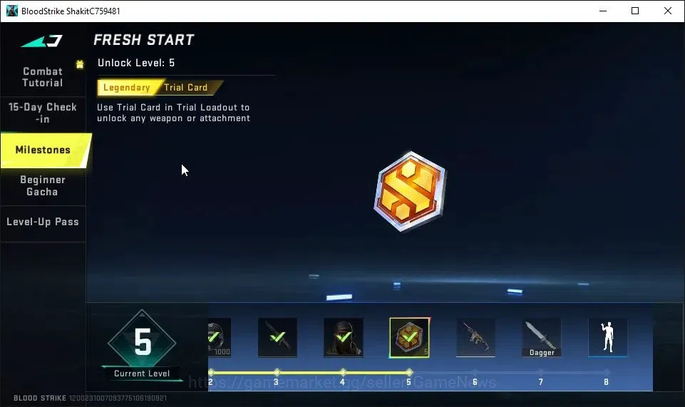 Blood Strike Accounts ASIA|Starter|Melee ULTRA Talon Knife-Sactum|ULTRA image 12