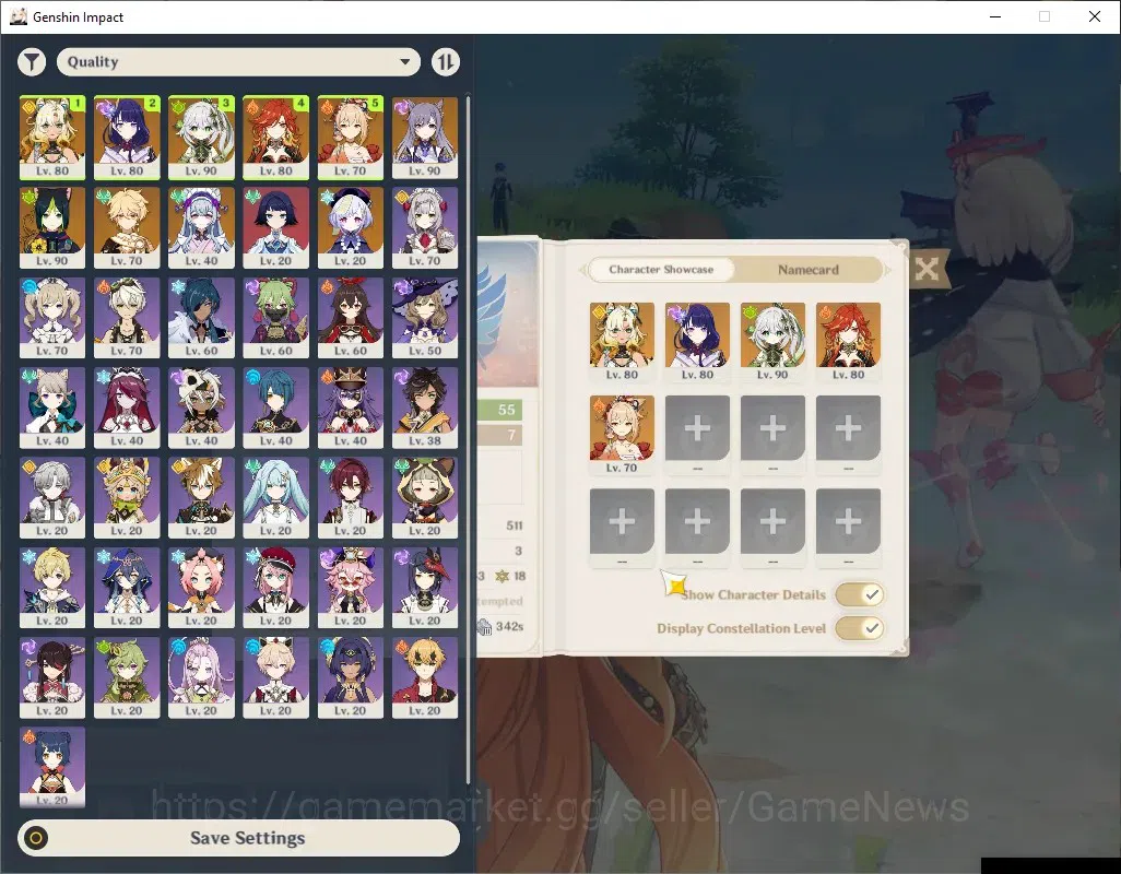Genshin Impact Accounts ASIA|AR 55|5 Limited + 3 (*5 Weapon)|[Mavuika,Yoim image 2