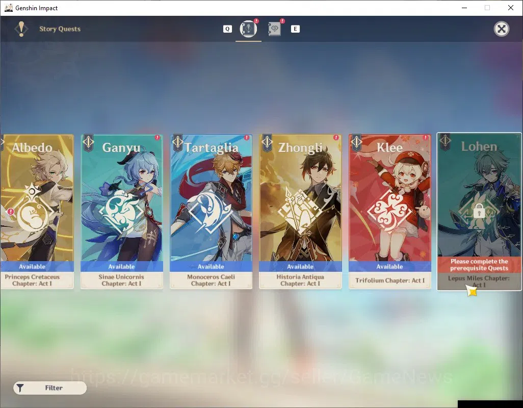 Genshin Impact Accounts ASIA|AR 55|5 Limited + 3 (*5 Weapon)|[Mavuika,Yoim image 20