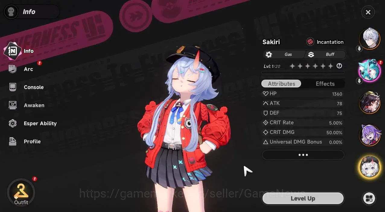 Neverness to Everness Accounts Global EU |HL 3| 3 SSR [HotoriA1,Fadia,Sakiri] | 5 image 4