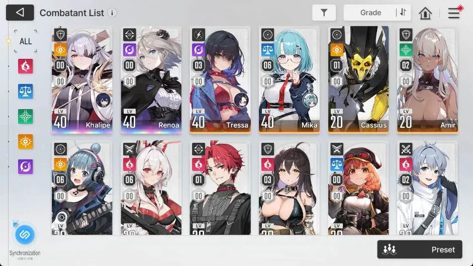 Chaos Zero Nightmare Accounts Global | Lv43 | Heidemarie | Tiphera ME1 | Narja M image 13