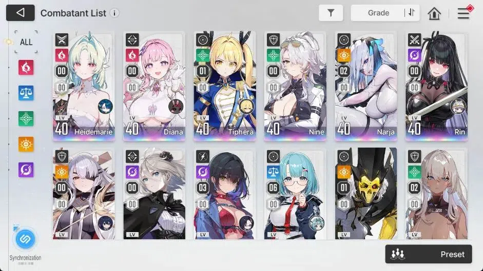 Chaos Zero Nightmare Accounts Global | Lv43 | Heidemarie | Tiphera ME1 | Narja M image 14