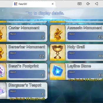 Fate-Grand Order Accounts NA|Lv109|BD Unset|3 SSR|Zhuge Liang,Oberon+another skin of Oberon|SQ 33|FG003B