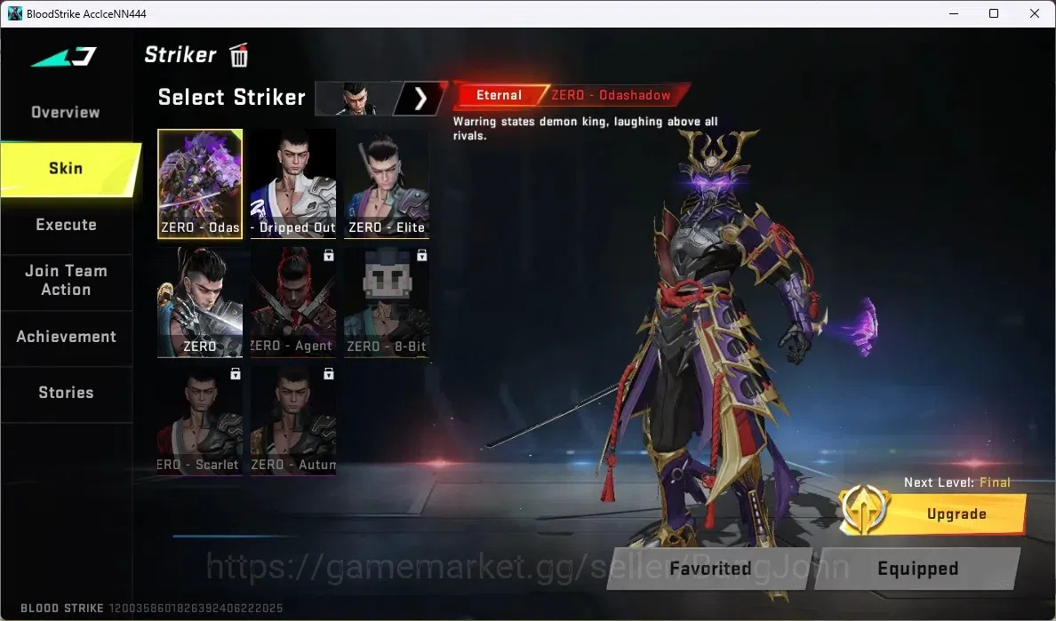 Blood Strike Accounts ASIA | 3 ETERNAL GUN:M4A1, AK47,UMP45 |1 ETERNAL S image 12