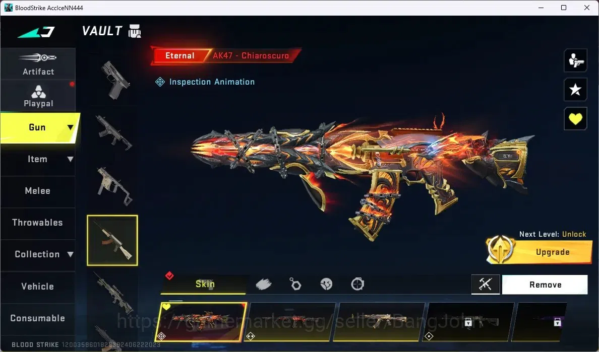 Blood Strike Accounts ASIA | 3 ETERNAL GUN:M4A1, AK47,UMP45 |1 ETERNAL S image 4