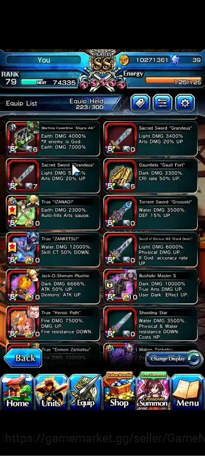 Grand Summoners Accounts Global|Rank 79|28 Ascend+8 TW|[2x Fen,LM Isliid,Lu image 12