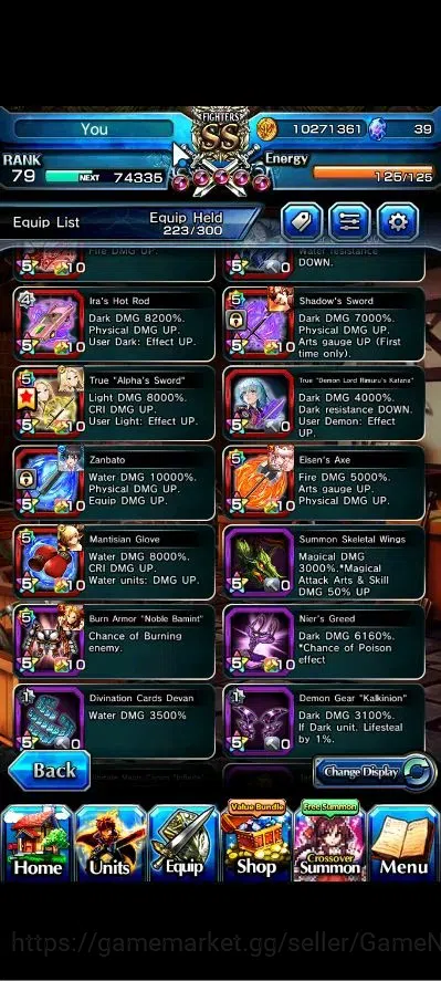 Grand Summoners Accounts Global|Rank 79|28 Ascend+8 TW|[2x Fen,LM Isliid,Lu image 14