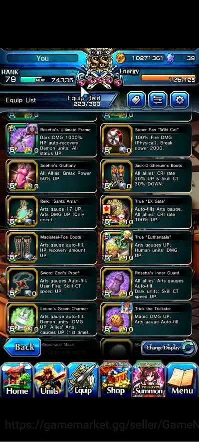 Grand Summoners Accounts Global|Rank 79|28 Ascend+8 TW|[2x Fen,LM Isliid,Lu image 20