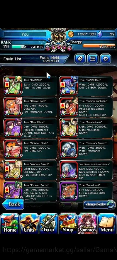 Grand Summoners Accounts Global|Rank 79|28 Ascend+8 TW|[2x Fen,LM Isliid,Lu image 5