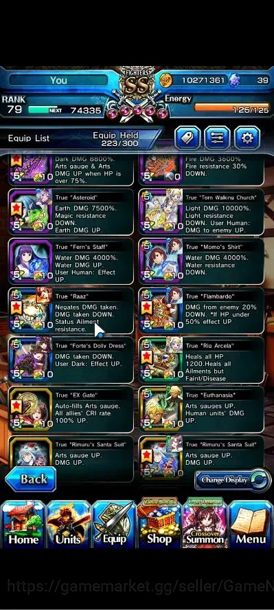 Grand Summoners Accounts Global|Rank 79|28 Ascend+8 TW|[2x Fen,LM Isliid,Lu image 6