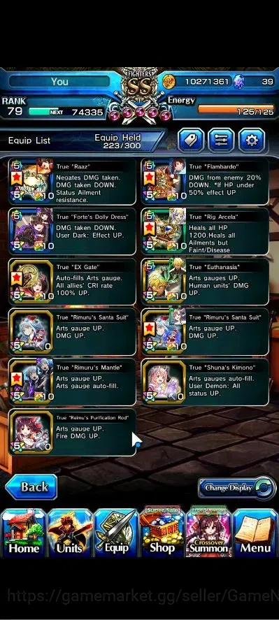 Grand Summoners Accounts Global|Rank 79|28 Ascend+8 TW|[2x Fen,LM Isliid,Lu image 7