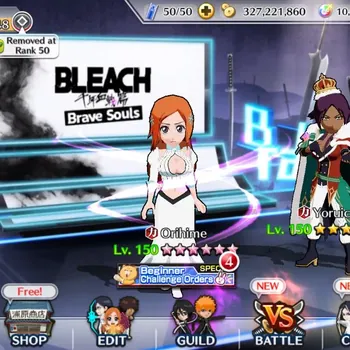 Bleach: Brave Souls Accounts Mid-Tier Global | 10K BP+5K Orb | Mid Story | Yoruichi Xmas22 | Orihime TYBW | Byakuya FBV