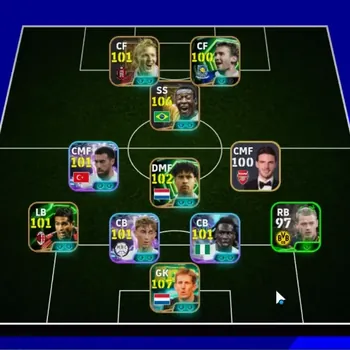eFootball Accounts Legends & Iconic Players Android|Power 3114|10Epic Pele,Edwin van der Sar,Frank Rijkaard,Dirk