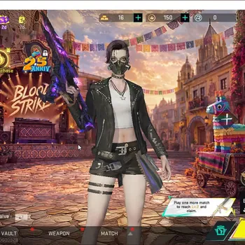Blood Strike Accounts Starter ASIA|Starter|ETERNAL Vector-Shadowdrake Lv2|3 Legendary(NOVA-Rebel Vogue,Kala-Pendulum