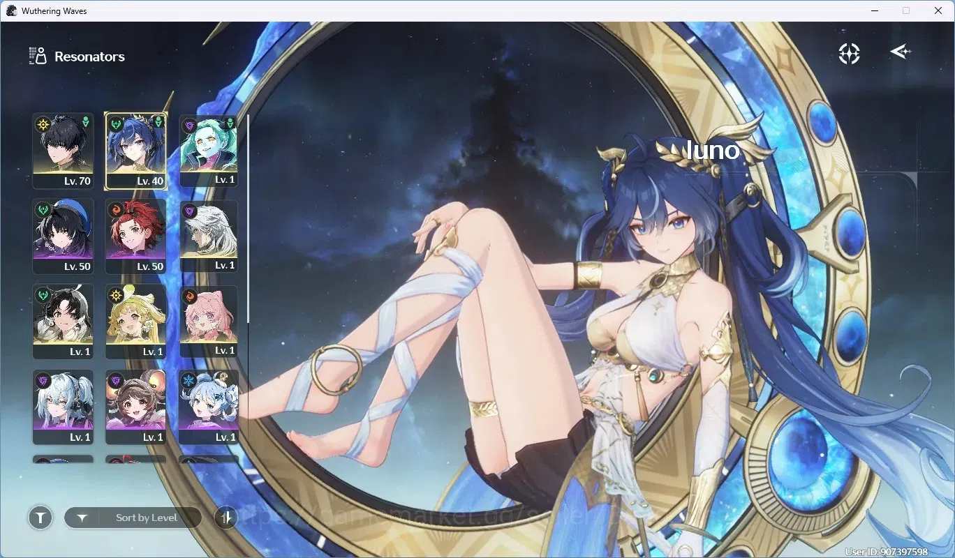 Wuthering Waves Accounts Starter SEA|UL46 | Rank 5 |2 Char Limited [Luno Rc5 + Sign] + Rebecca|Mc Male|TakeMail WW104B 2