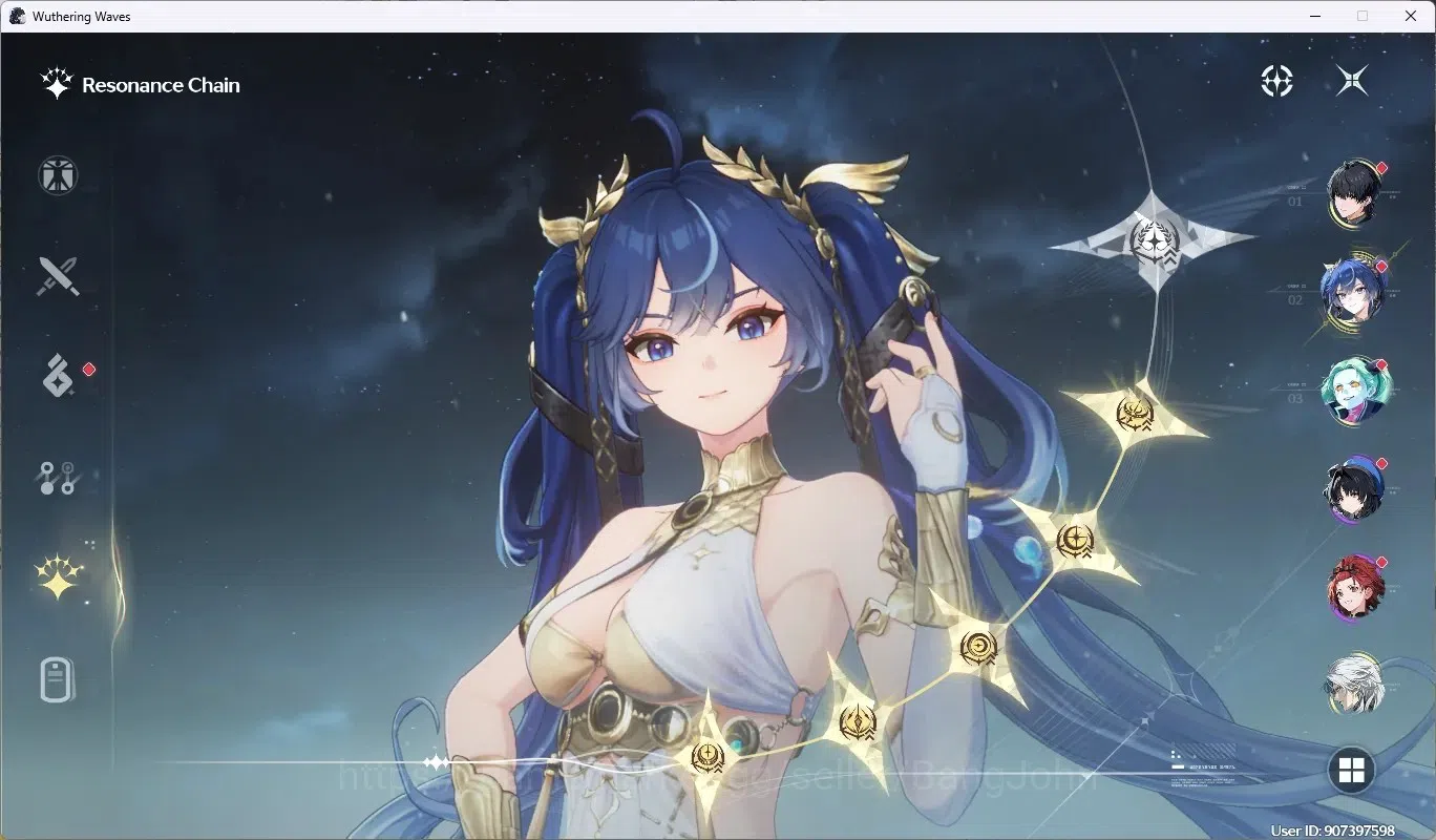 Wuthering Waves Accounts Starter SEA|UL46 | Rank 5 |2 Char Limited [Luno Rc5 + Sign] + Rebecca|Mc Male|TakeMail WW104B 3