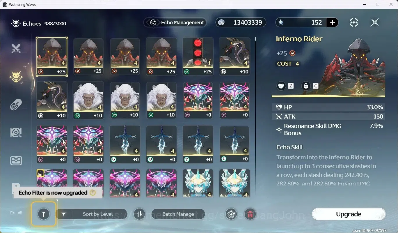 Wuthering Waves Accounts Starter SEA|UL46 | Rank 5 |2 Char Limited [Luno Rc5 + Sign] + Rebecca|Mc Male|TakeMail WW104B 5