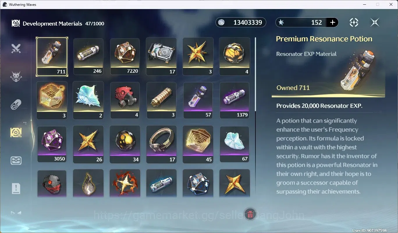 Wuthering Waves Accounts Starter SEA|UL46 | Rank 5 |2 Char Limited [Luno Rc5 + Sign] + Rebecca|Mc Male|TakeMail WW104B 7