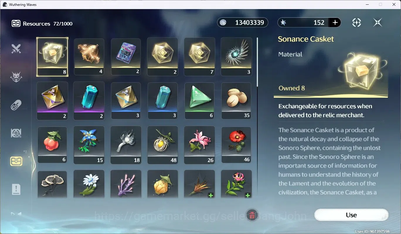 Wuthering Waves Accounts Starter SEA|UL46 | Rank 5 |2 Char Limited [Luno Rc5 + Sign] + Rebecca|Mc Male|TakeMail WW104B 8