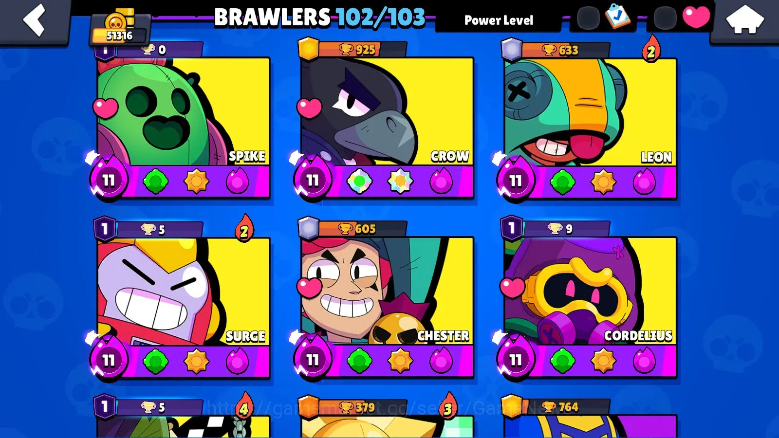 Brawl Stars Accounts 51316 Trophy|102 Brawlers 35 Max|UL(KAZE,SIRIUS)|L image 13