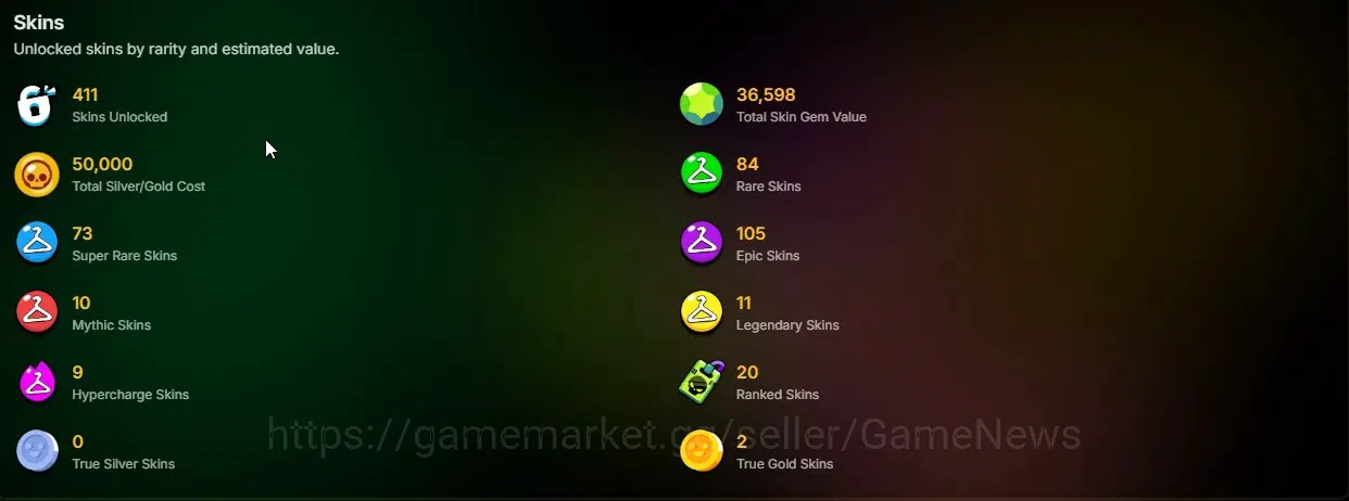 Brawl Stars Accounts 51316 Trophy|102 Brawlers 35 Max|UL(KAZE,SIRIUS)|L image 2