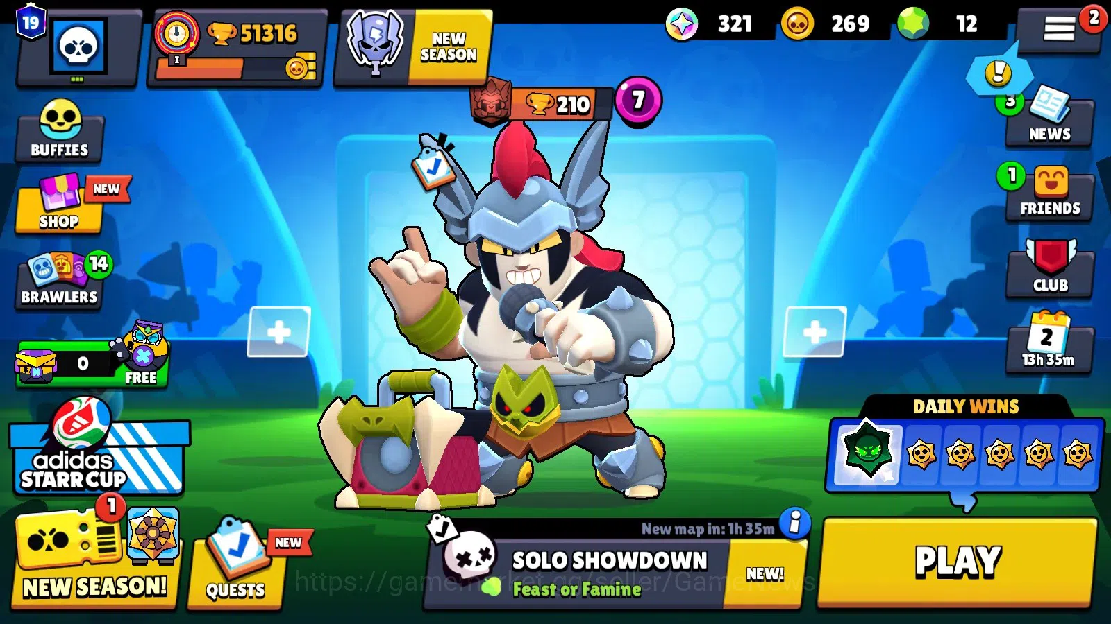 Brawl Stars Accounts 51316 Trophy|102 Brawlers 35 Max|UL(KAZE,SIRIUS)|L image 3