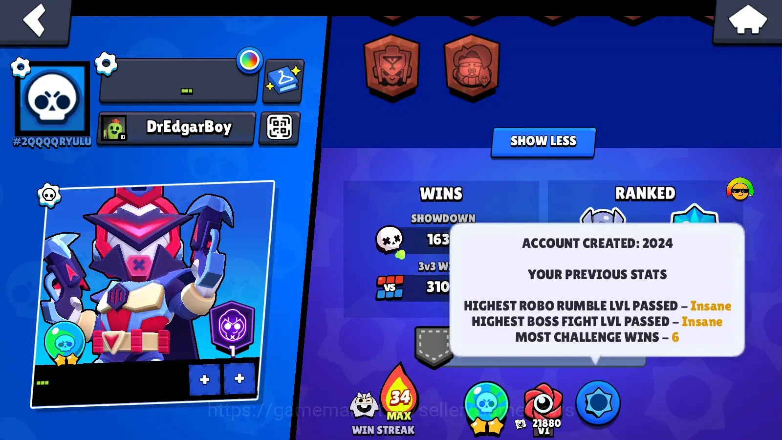 Brawl Stars Accounts 51316 Trophy|102 Brawlers 35 Max|UL(KAZE,SIRIUS)|L image 5