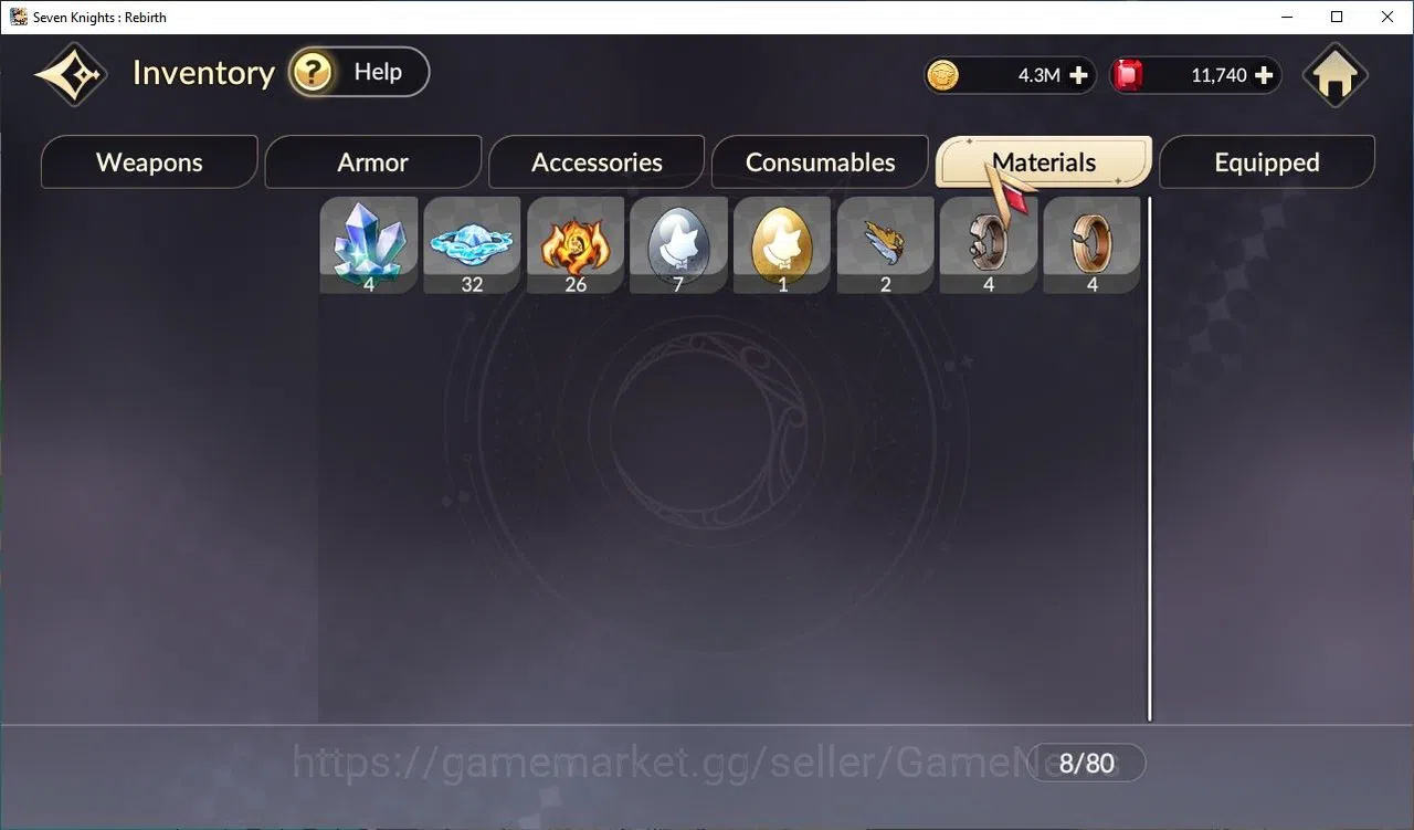 Seven Knights Re:Birth Accounts [Re:BIRTH] | Global |4 Legendary+11K Ruby |181 HSV image 5