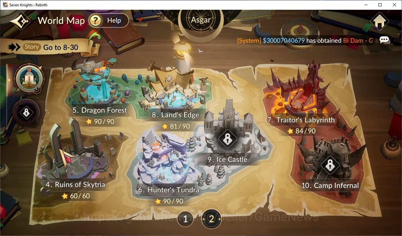 Seven Knights Re:Birth Accounts [Re:BIRTH] | Global |4 Legendary+11K Ruby |181 HSV image 7