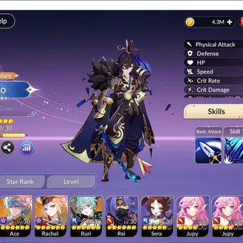 Seven Knights Re:Birth Accounts [Re:BIRTH] | Global |4 Legendary+11K Ruby |181 HSV image 1