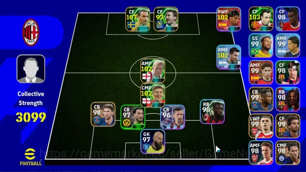 eFootball Accounts Legends & Iconic Players Android|Epic Zlatan Ibrahimovic,Dimitar 1