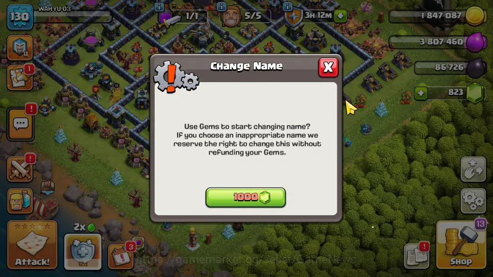 Clash of Clans Accounts TH 13 - BH 5 | Limited Skin | LV 130 | HH 7 |BK 51 image 2