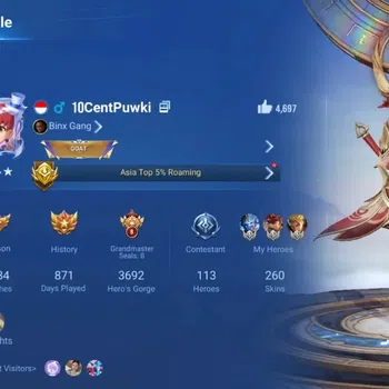 Honor of Kings Accounts Rare Skin Global|113H 260S|Mythic Mulan|Precious MarcoPolo [Conan]|LNY24 Zilong|LNY26 GuanYu|3