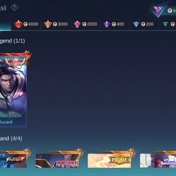 Mobile Legends: Bang Bang Accounts Collector Hero 125 | Skin 235 | Legend Alucard | Prime Beatrix | Collector Pharsa