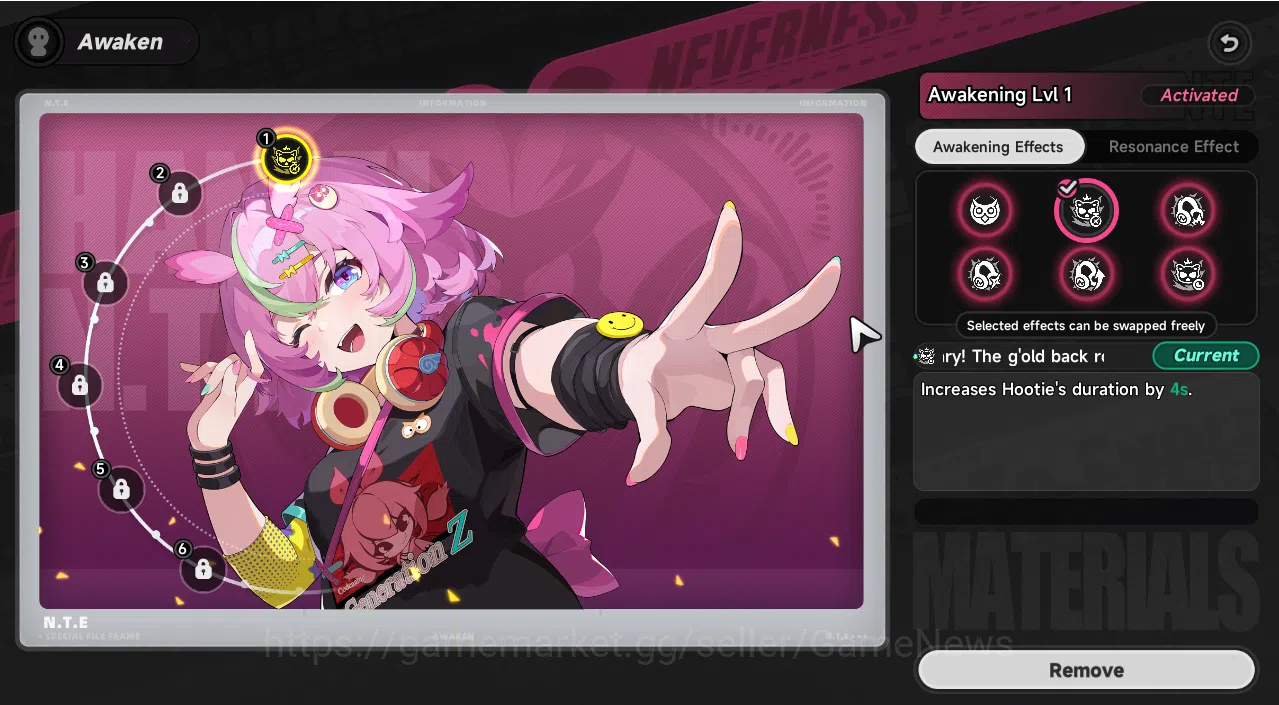 Neverness to Everness Accounts GLOBAL EU|HL3|1 SSR (Nanally)+1 Selector|5 SR (Min image 3