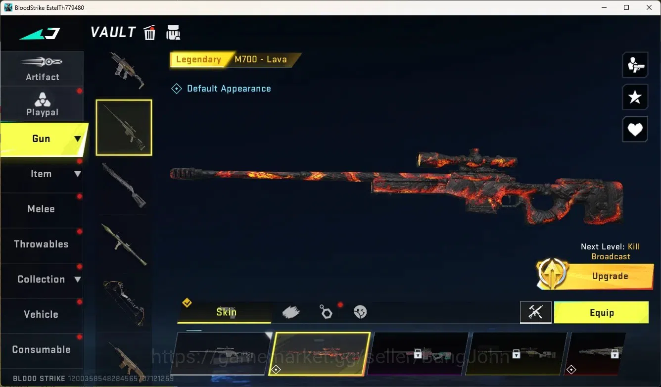 Blood Strike Accounts Rare Skin ASIA |Ultra Melee Butterfly Knife - Starfall|1 Legendary Gun |1 Name-Changing Card|Check SS 2
