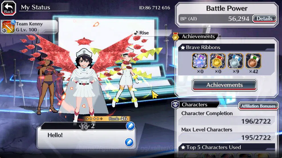 Bleach: Brave Souls Accounts [GLOBAL]6K Orbs+Fresh All Story|TYBW26[Bambietta,L image 2