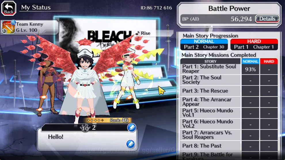 Bleach: Brave Souls Accounts [GLOBAL]6K Orbs+Fresh All Story|TYBW26[Bambietta,L image 4