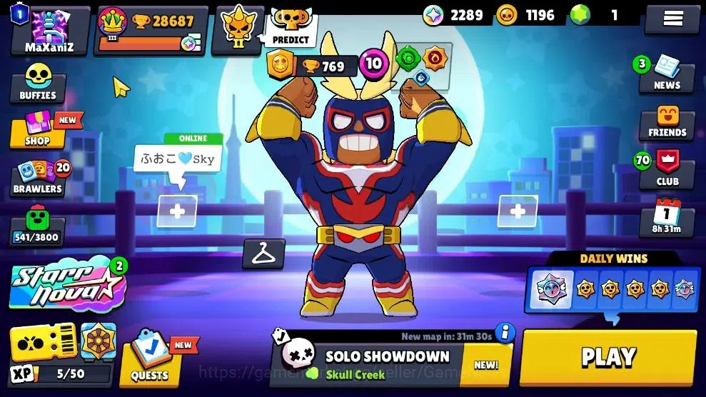 Brawl Stars Accounts 28K Trophy|85 Brawlers 28 Max Lvl|309 Skins|2 Hypc image 3