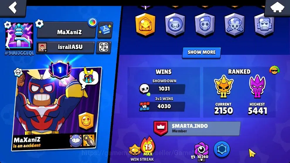 Brawl Stars Accounts 28K Trophy|85 Brawlers 28 Max Lvl|309 Skins|2 Hypc image 4