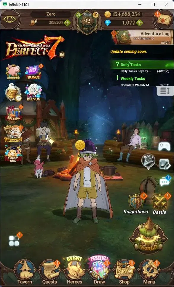 The Seven Deadly Sins: Grand Cross Accounts GLOBAL |3.53M CC| 1077 DM| LR Mesis 2/6| UR Menor image 8