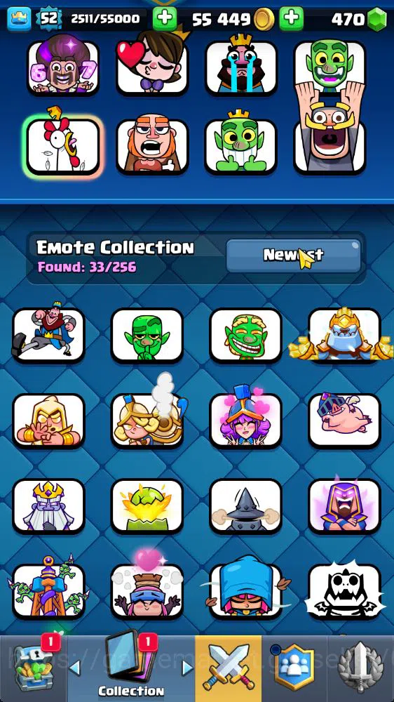 Clash Royale Accounts Lv 52|Trophy 9022|KTL 14|Limit Skin|Card 120|2 Her image 7