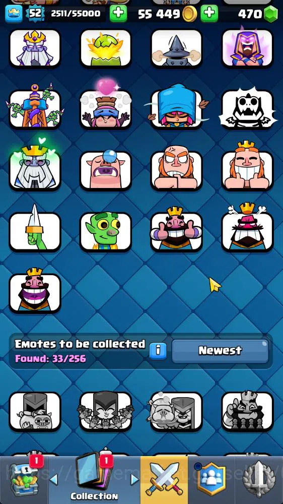 Clash Royale Accounts Lv 52|Trophy 9022|KTL 14|Limit Skin|Card 120|2 Her image 8