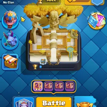 Clash Royale Midgame Lv 52|Trophy 9022|KTL 14|Limit Skin|Card 120|2 Her image 1
