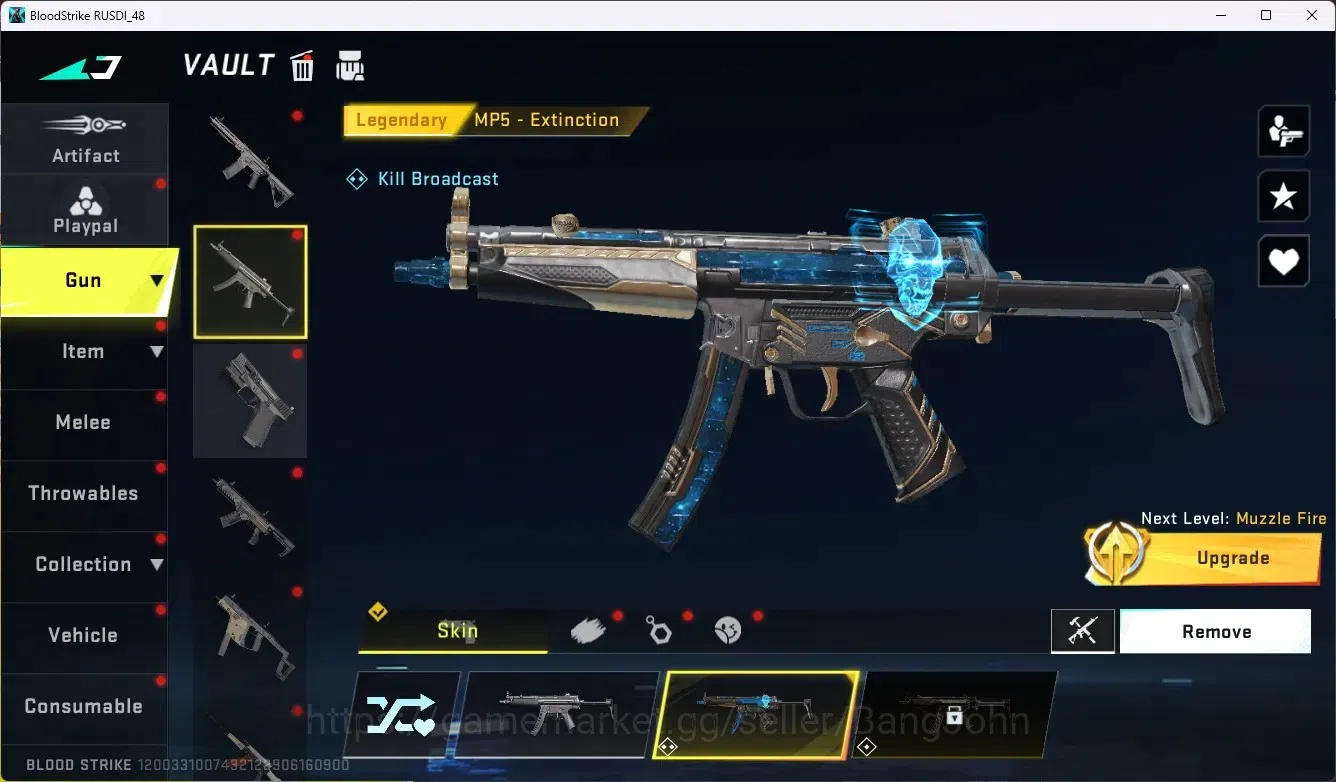 Blood Strike Accounts ASIA |1 Ultra Melee: Shuriken-Azure Thunder|3 Coll image 3